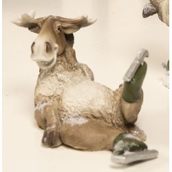 Skjtende elge 2 stk ass.